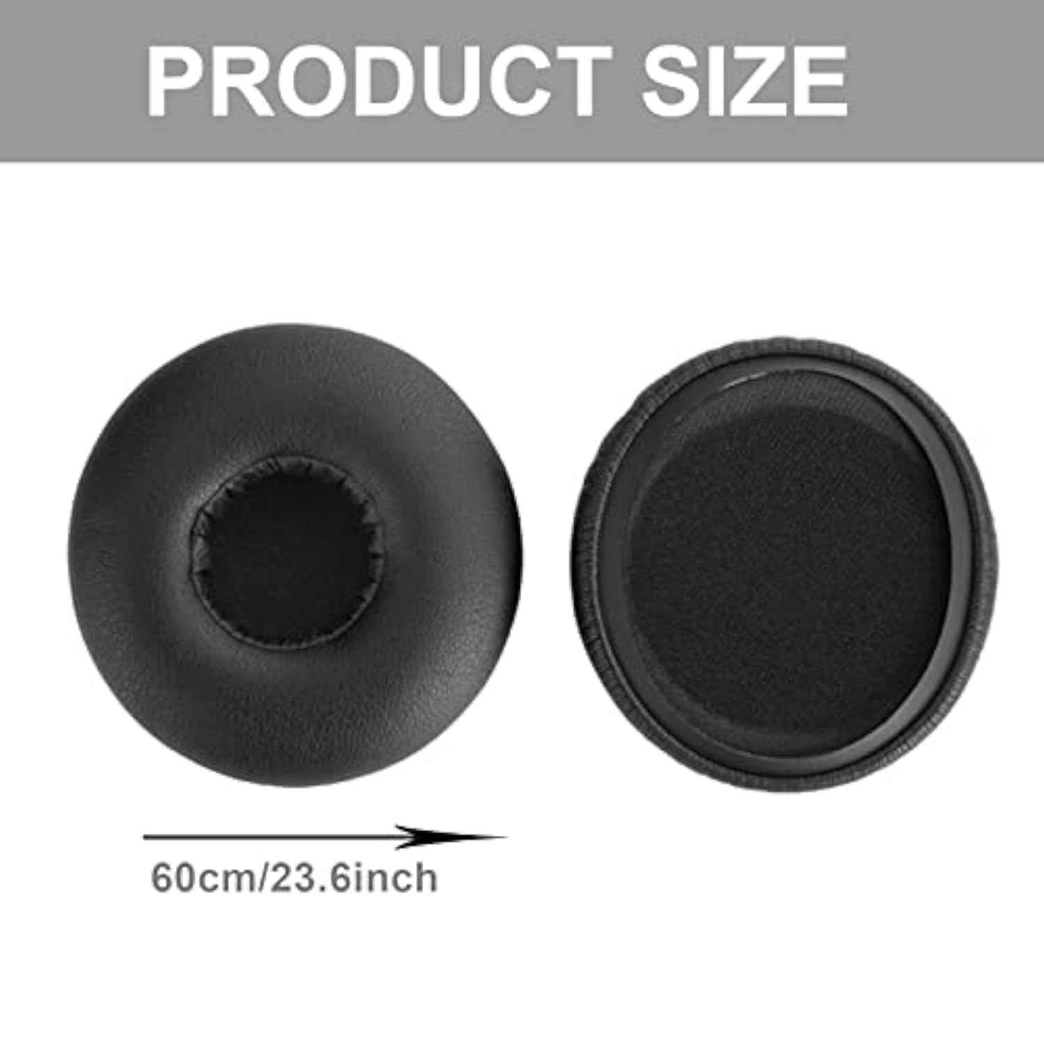 N60Nc Replacement Ear Pads Compatible With Akg N60Nc N60 Wired Headphones, Noise Isolation Memory Foam And Soft Protein Leather Headset Ear Covers