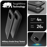 TUDIA MergeGrip [Military Grade] Google Pixel 9a Case 2025, [Drop Tested] Dual Layer Shockproof Slim Non-Slip Heavy Duty Protective Pixel 9a Phone Cases - Matte Black