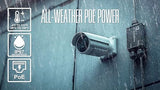 Waterproof Poe Extender Repeater Booster, Outdoor Gigabit Poe Amplifier With 2 Output Ports, Ip67, 802.3Af/At/Bt, Up To 90W Total, No Power Required