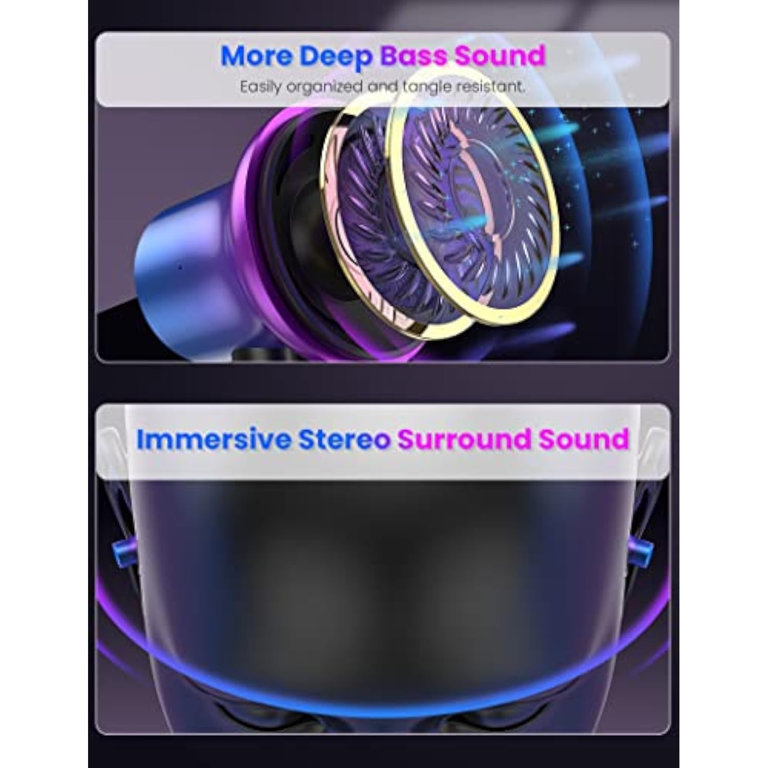 Usb C Headphones Earbuds For S23 Ultra Hifi Stereo Bass Magnetic Wired Ear Bud