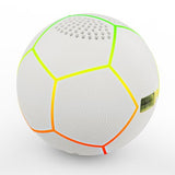 Glow in The Dark Soccer Ball Bluetooth Speaker, Light Up Ball with 6 RGB Lighting Modes, Mini Portable Wireless Speaker for Home Office Desk Decor,