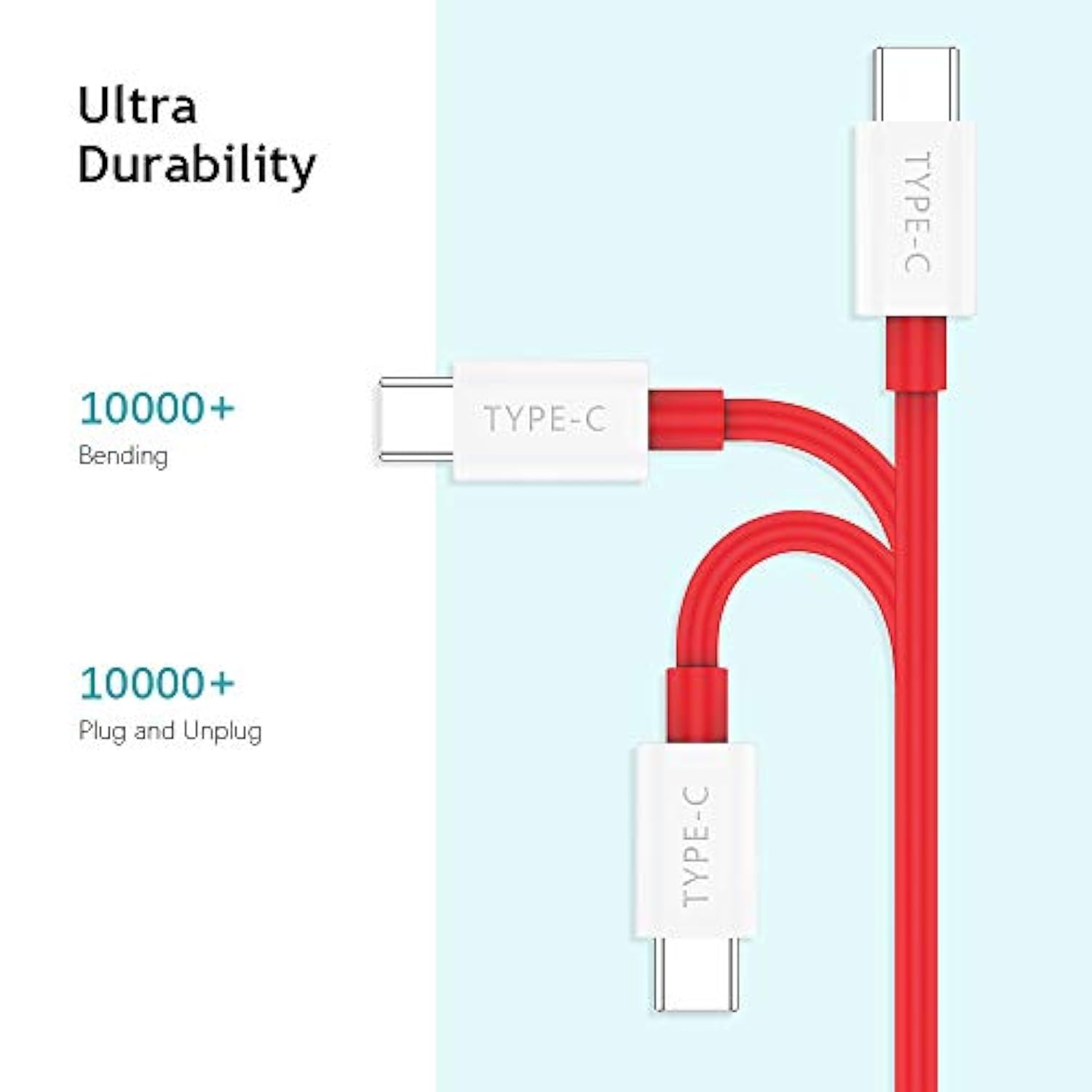 For Supervooc Warp Charge Cable For Oneplus 10T 9 Pro 8T 6.5A Charging Cable Usb C To Usb C Cable For Macbook Air Ipad Pro, 6.6Ft Fast Charging Cord For Samsung S25 Ultra S24+ A16 S23 A35 S22