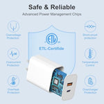 Usb C Charger Block Charging Block Type C Charger 20W Wall Chargers 4 Pack For Iphone 16/16 Plus/16 Pro/16 Pro Max/Iphone 15/15 Pro/15 Pro Max/14/13/12 Pro/Samsung//Android