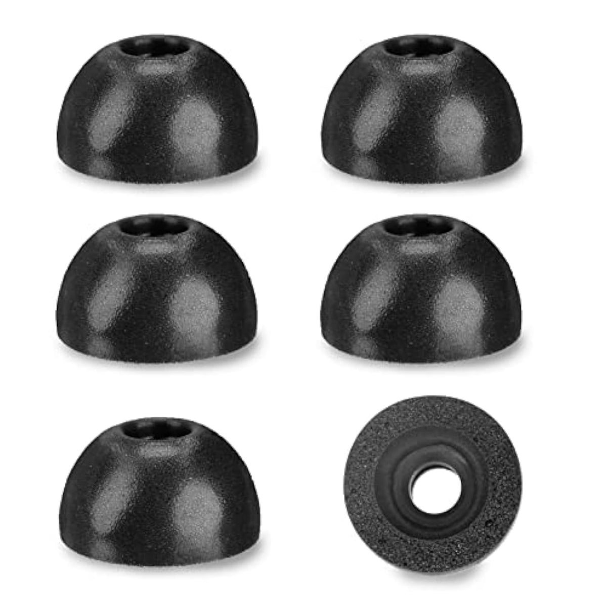 Replacement Memory Foam Earbud Tips Compatible With Tws Anker Liberty 2 Pro/Air X/2/2 Pro, Soft In-Ear Eartips Covers For Headphones, Travel And Daily Use, 3 Pairs (Black)