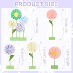 8 Pcs Daisy Felt Centerpieces For Tables Flower Birthday Party Decorations Daisy Birthday Party Decorations Pastel Daisy Decorations For Girl Birthday Baby Shower
