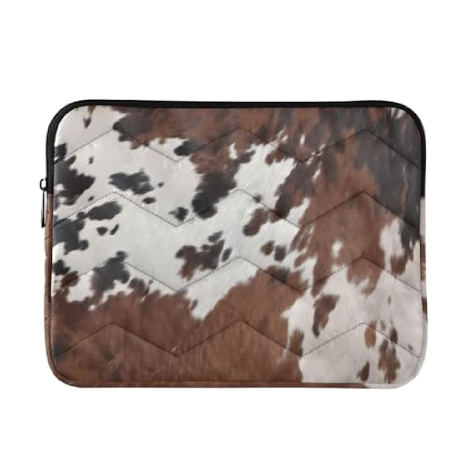 Cow Print Laptop Sleeve Bag Shockproof Protective Computer Carrying Case For 13-14 Inch Notebook Quilting Laptop Case Bag