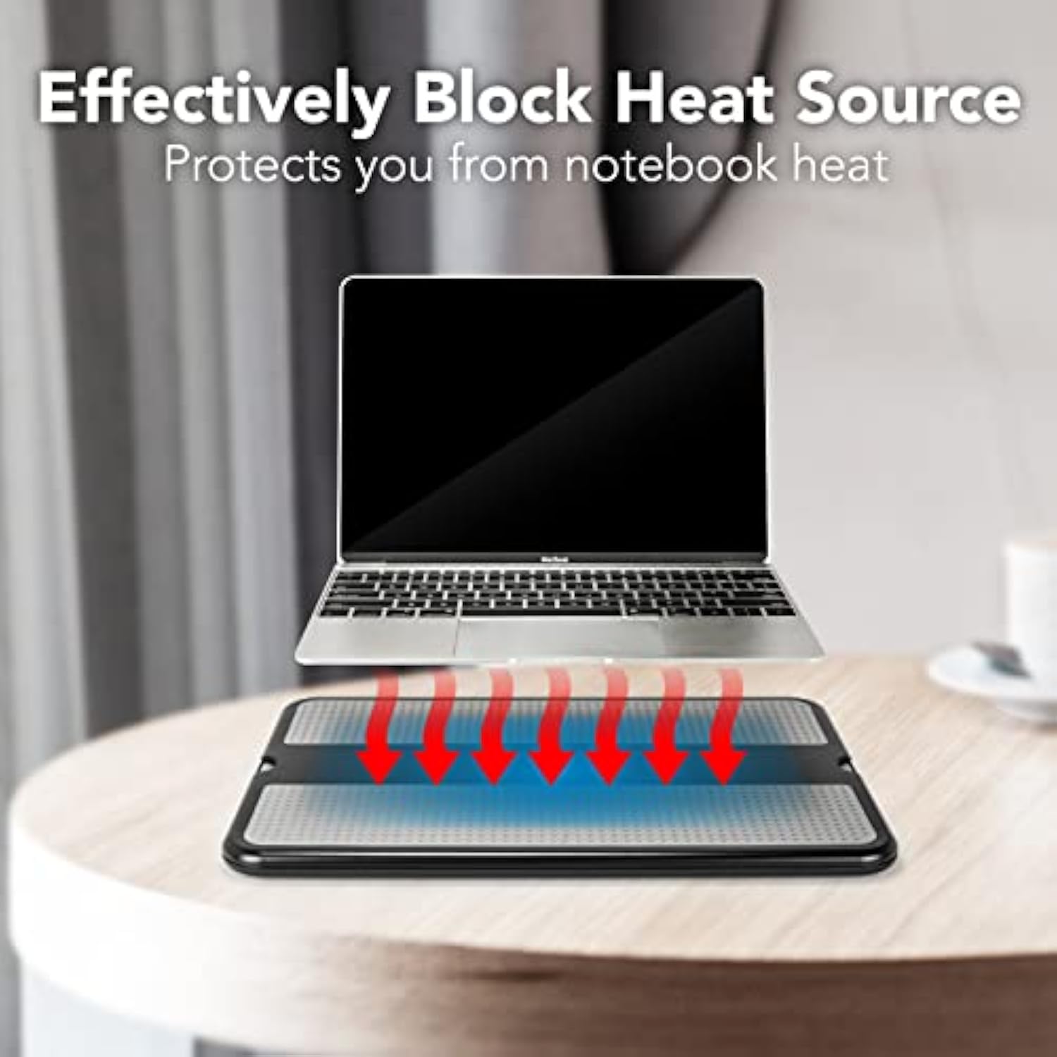 Laptop Lap Desk, Portable Lapdesk With Smooth Surface And Mouse Pad, Lightweight Bed Tray For Laptop Or Tablet, Ergonomic Lap Table For Home, Office, Travel, And Students