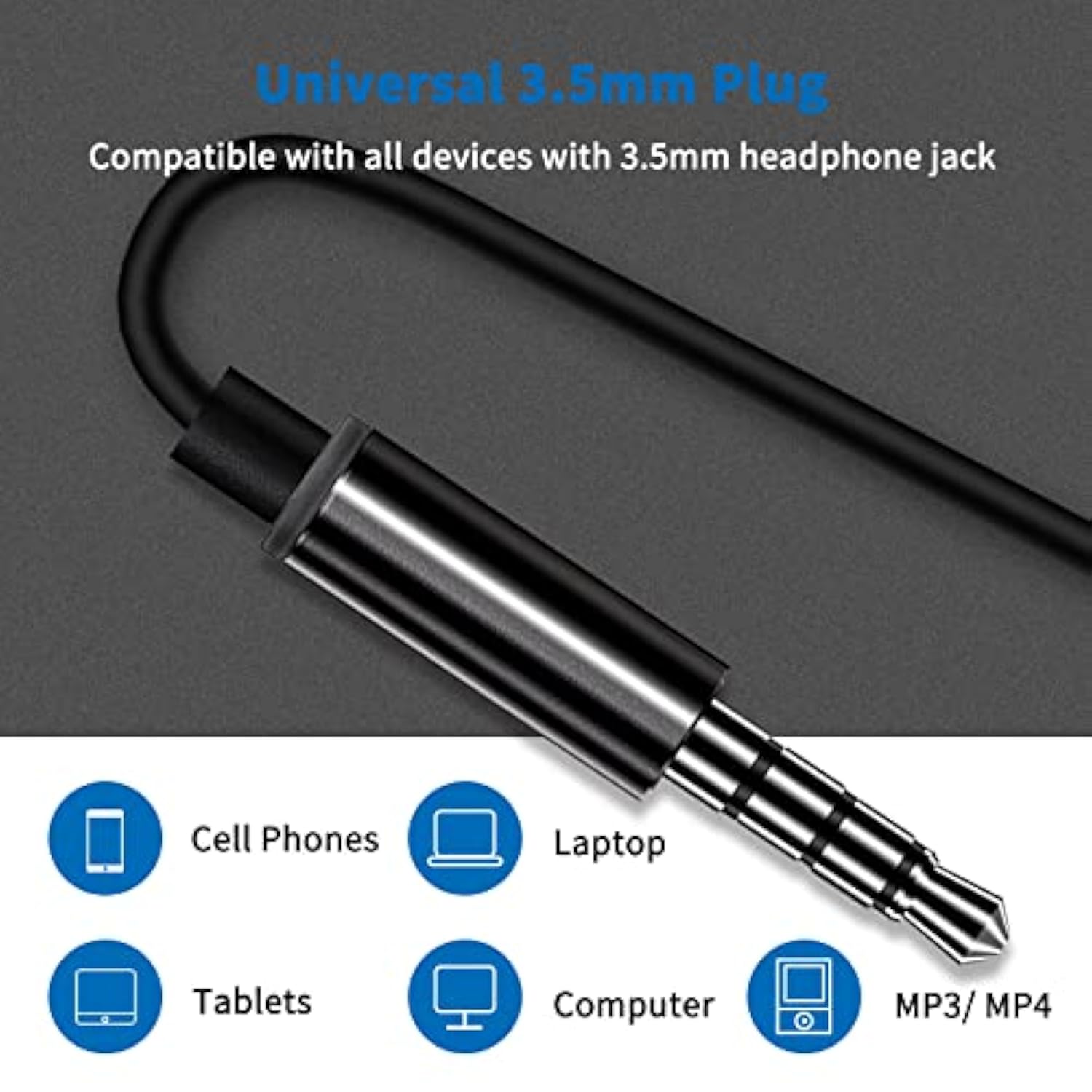 Wired Earbuds For Galaxy A12 Google Pixel 5A 4A 3A Magnetic In-Ear 3.5Mm Headp