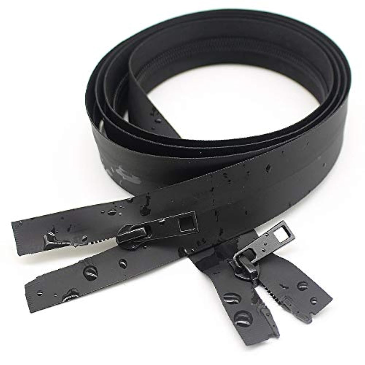 150Cm #5 Two Way Separating Waterproof Zippers Black Water Resistant Z