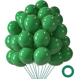 110 PCS Dark Green Balloons, 12 Inch Bright Dark Green Latex