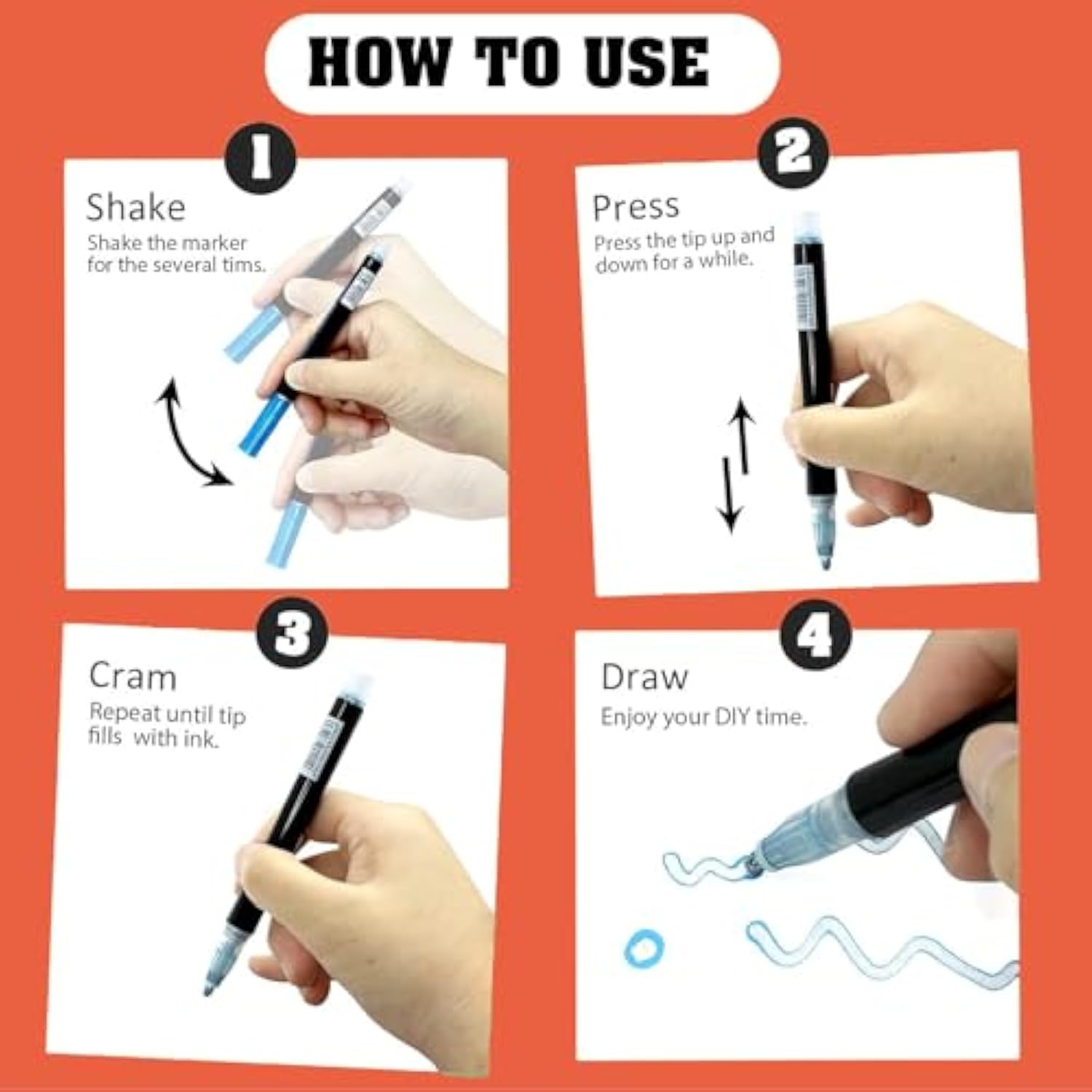 12 Colors Shimmer Marker Set,Shimmer Marker Set,Double Line Pen Markers Self Outline Pen,For Christmas Greeting Birthday Card Making,Diy Art Craft