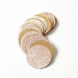 Champagne Gold Glitter Dot Garland & Circle Banner – Elegant Decor for Birthdays, Showers and Holiday