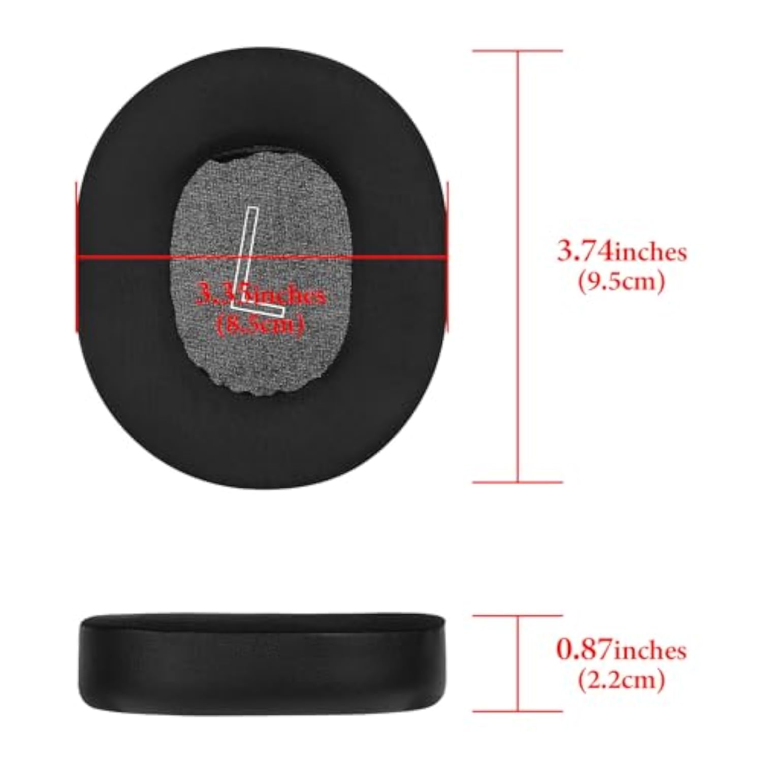 Replacement Ear Pads Compatible With Microsoft Xbox Wireless, Xbox Stereo Wired 20Th Anniversary Special Edition Headphones, Ear Cushions (Cooling Gel/Black)