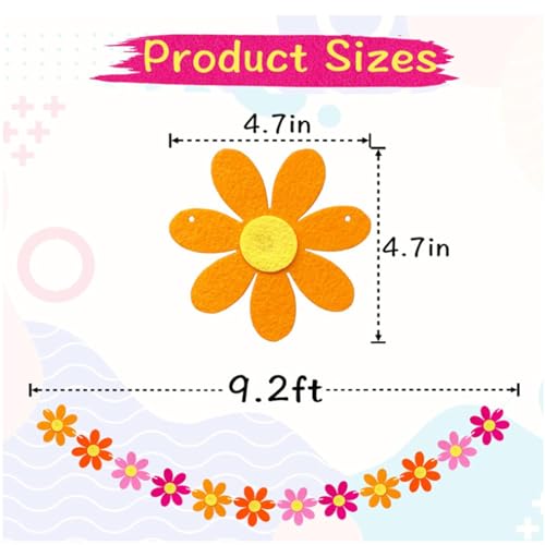 Happy Mothers Day Banner Mothers Day Decorations Sign Bunting Banner Garland with Daisy for Mothers Days DIY Home, Office, Fireplace, Wall Party Supplies Event Decorations Photo Props