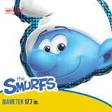 Smurfs Foil Balloon, 17.7 Inch, Blue White, Happy Smurf Face, Helium Balloon For Birthday