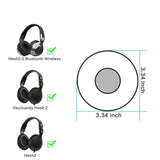 Replacement Earpads For Skullcandy Hesh/Hesh 2 / Hesh 2.0 Headphones – Soft Protein Leather Ear Cushions With Memory Foam