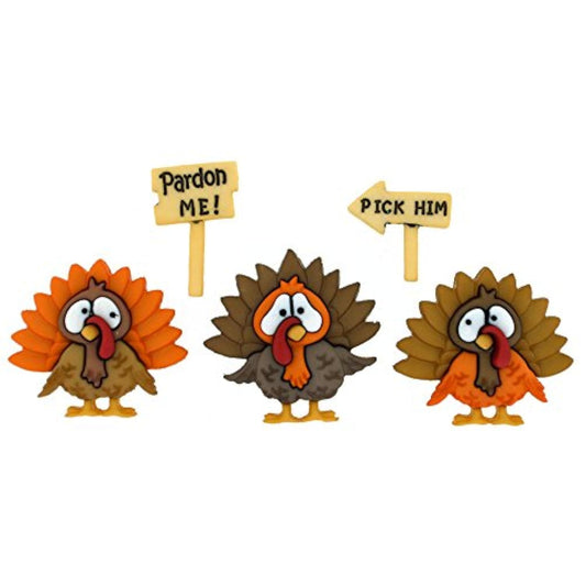 Buttons 8815 Turkey Trot