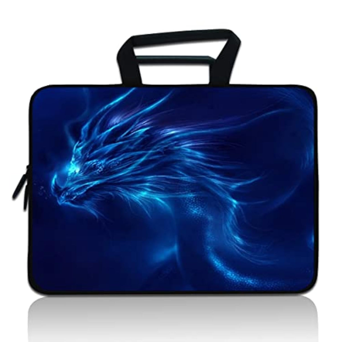 11 11.6 12 12.5 Inch Laptop Carrying Bag Chromebook Case Notebook For Apple Macbook Air Samsung Hp Dell Lenovo Asus (Blue Dragon)