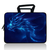 11 11.6 12 12.5 Inch Laptop Carrying Bag Chromebook Case Notebook For Apple Macbook Air Samsung Hp Dell Lenovo Asus (Blue Dragon)