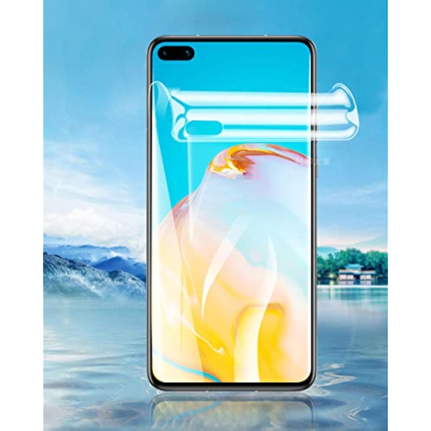 Compatible For Samsung Galaxy Z Fold 3 5G Flexible Tpu Screen Protector Film, [3 Pack Front And 3 Pack Inside] [High Definition] [Bubble Free] [Anti-Scratch][Not Glass][Full Coverage]