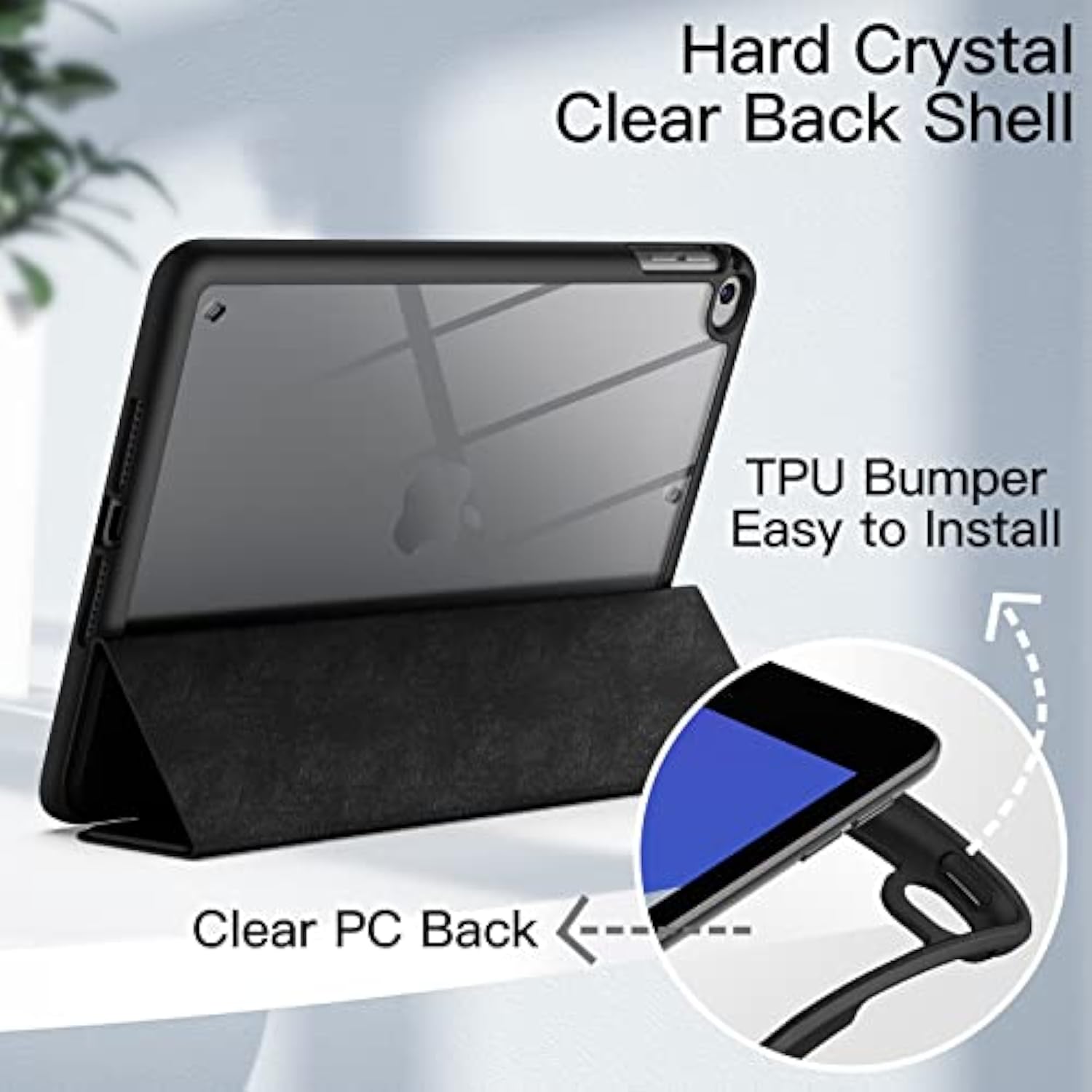 JETech Case for iPad Mini 5/4 (7.9-Inch 2019/2015 Model) with Pencil Holder, C