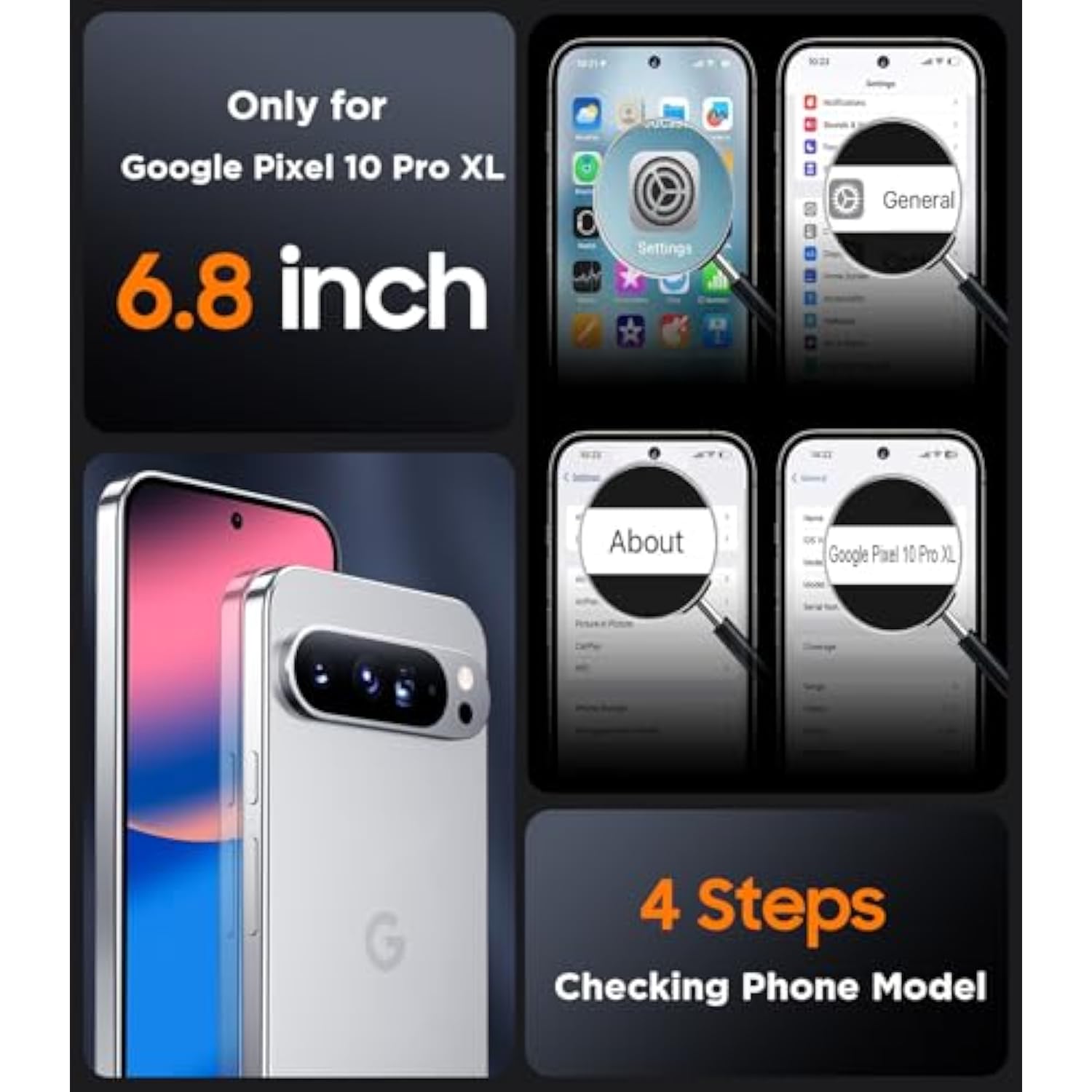 Magnetic For Google Pixel 10 Pro Xl Case, Military Grade Drop Protection Slim Translucent Matte Shockproof Anti-Fingerprint Phone Case For Pixel 10 Pro Xl,Green