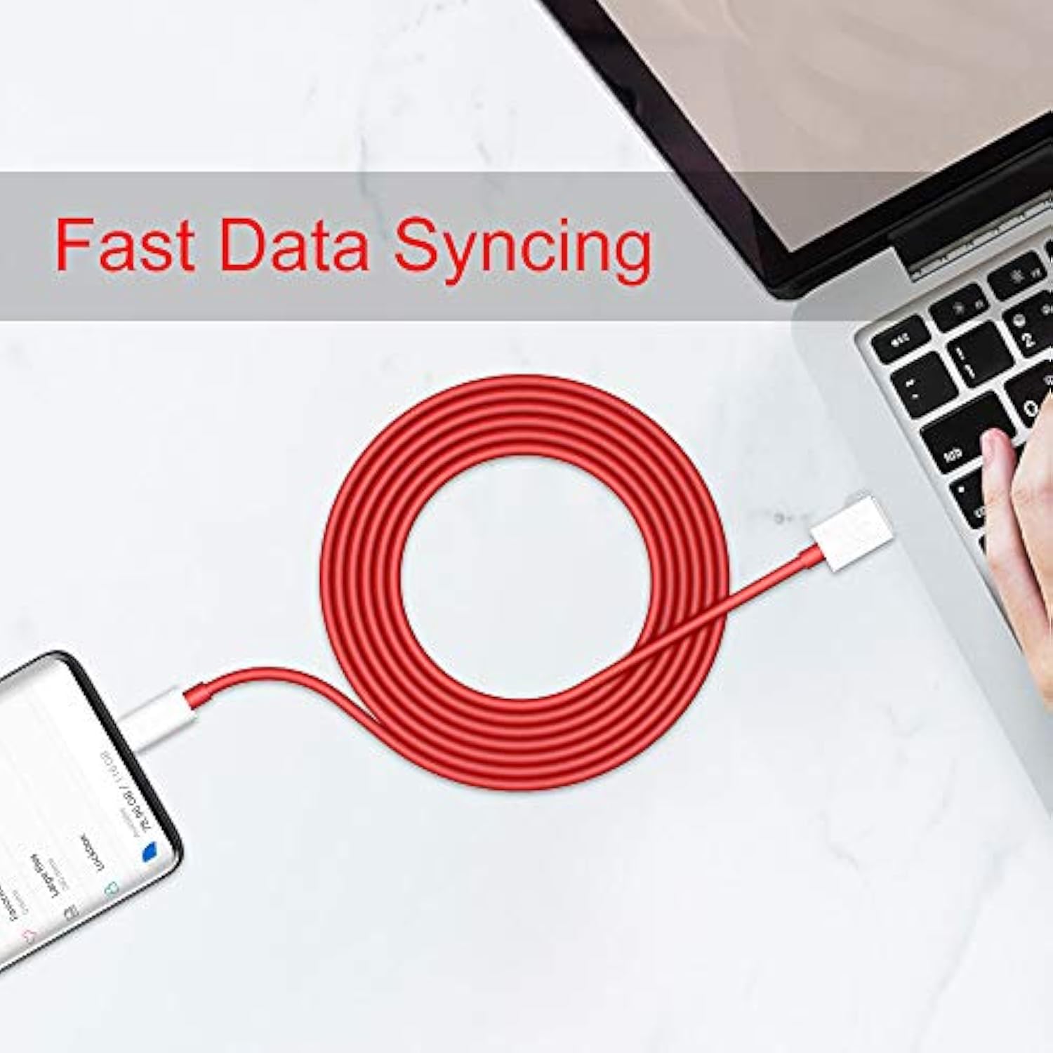 For Oneplus 8 Pro Warp Charging Cable 6Ft 65W Oneplus 10 Pro 8 7T 6T 5T Dash Charge Usb Type C Cable Rapid Data Syncing Fast Charger 67W 80W Supervooc Charging Cable For Oneplus 13 12 12R 11 8