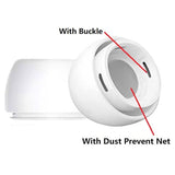 Xs Size Ear Tips Earbuds Covers Ear Caps Eartips Earpads Compatible With Apple Airpods Pro 2 And Airpod Pro 1, Silicone Tips, Fit In Case, 3 Pairs White Xs