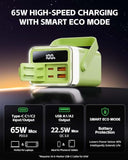 Portable Charger Power Bank, 65W Fast Charging 40000mAh Large Capacity Battery Pack with Digital Display & LED Ambient Light, Compatible with Laptop,
