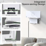 Starlink Gen 3 Router Mount 2 In 1, With Cable Caddy, Starlink Standard V3 Mesh Router And Star Link Gen 3 Power Supply Mounting Kit, Wall Holder Mesh Node Holder