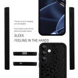 Compatible With Samsung Galaxy S25 Plus Case, Cheetah Print Shockproof Soft Tpu Protective Cover For Women Girls, Slim Anti Scratch Leopard Case For Galaxy S25 Plus 6.7 Inch, Black