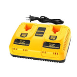 Dual Dc9320 Fast Charger For Dewalt 18V Battery Dw9116 Compatible With 7.2V-18V Xrp Nicd/Nimh Dc9098 Dc9096 Dc9091 De9057 Dw9072, For Dewalt Battery Charger (Not For Lithium)