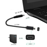 Type C Usb-C Input To 20V Dc 5.5 2.1Mm Power Pd Charge Cable For Laptop Notebook