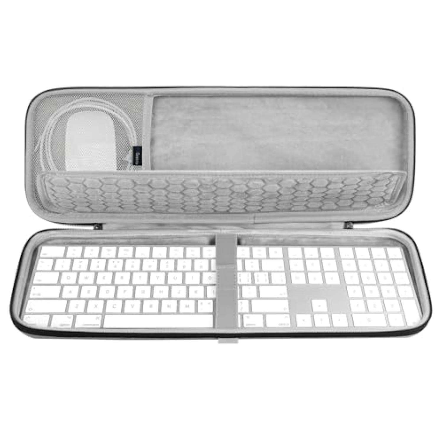Geekria Hard Carrying Case Compatible with APPL Magic Keyboard Numeric Keypad