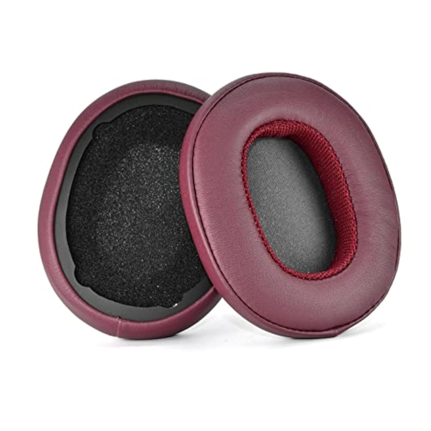 Replacement Ear Pads For Skullcandy Crusher Wireless Crusher Evo Crusher Anc Hesh 3 Headphones, Ear Cushions Repair Parts (Deep Red)