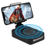Cell Phone Stand With Wireless Bluetooth Speaker Compatible For Iphone/Samsung/Ipad Tablet, Anti-Slip Design Phone Stand With Hd Surround Sound For Home,Office,Outdoor Etc.