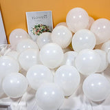 100 Pack 5" White Balloons for Parties & Events