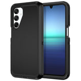 For Samsung Galaxy A16 5G Case Shockproof Dust/Drop Proof 3-Layer Full Body Protection [Without Screen Protector] Rugged Heavy Duty Cover Case For Galaxy A16 5G,Black