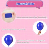 Pink And Blue Balloons, 12 Inch Royal Blue Hot Pink Confetti Balloons For Kids Girl Cartoon Birthday Pool Party Graduation Baby Shower Gender Reveal Supplies