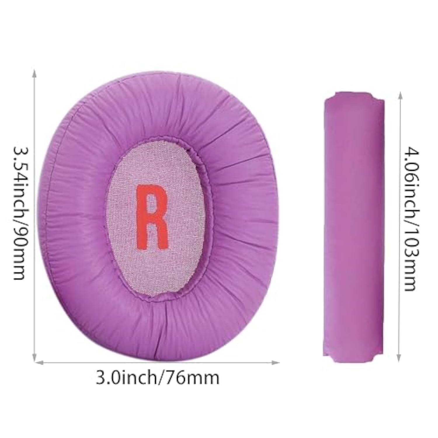 Replacement Ear Pads Are Compatible With Jbl Jr460 Headphones. Replacement Ear Pads Are Made Of Soft Frog Skin And Memory Foam. Includes Replacement Ear Pads*2+Headband*1 (Pink/Frog Skin)