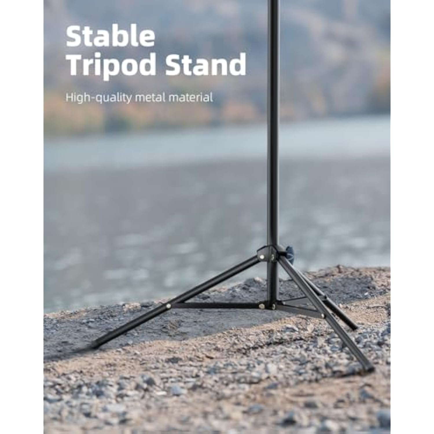 10.2" Ring Light With 63" Tripod Stand And Phone Holder Kit, Full-Screen Zoom Lighting For Video Recording, Makeup, Live Stream, Dimmable Led Selfie Ring Light Tripod For Iphone With Remote