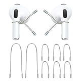 Ear Hooks Compatible With Airpods & All In-Ear Headphones With Stems - Secure & Comfortable Prevent Falls, Uncomfortable Fits - Easy To Install (Eg6+2)