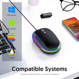 Ultra Slim Mouse Mover With Adjustable Interval Timer, Undetectable & Noiseless Jiggler Simulates Realistic Movement, Driver-Free Shaker For Keeping The Pc Active And Secure.