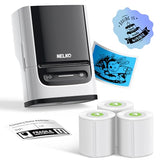 Label Maker Machine With Tape, Pm220 Bluetooth Label Printer, 2 Inch Portable Thermal Printer For Small Business, Logo, Clothing, Sticker Printer For Phones & Pc, With 3 Labels, White