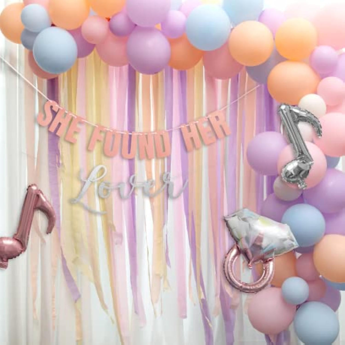 She Found Her Lover Party Decorations {95 Piece Set} I She Found Her Lover Bachelorette Banner I Bridal Shower Decorations I Bachelorette Party Decorations