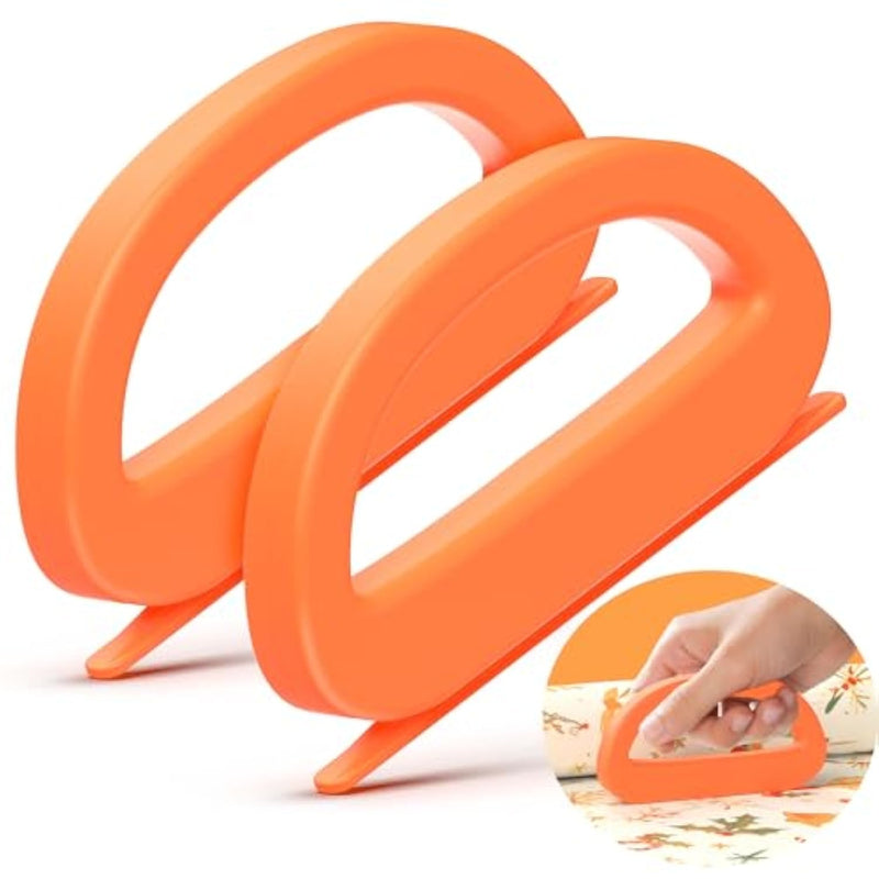 Dual-Ended Wrapping Paper Cutter 2-Pack | Effortless Gift Wrap Cutter Slider For Christmas, Birthdays & Holidays