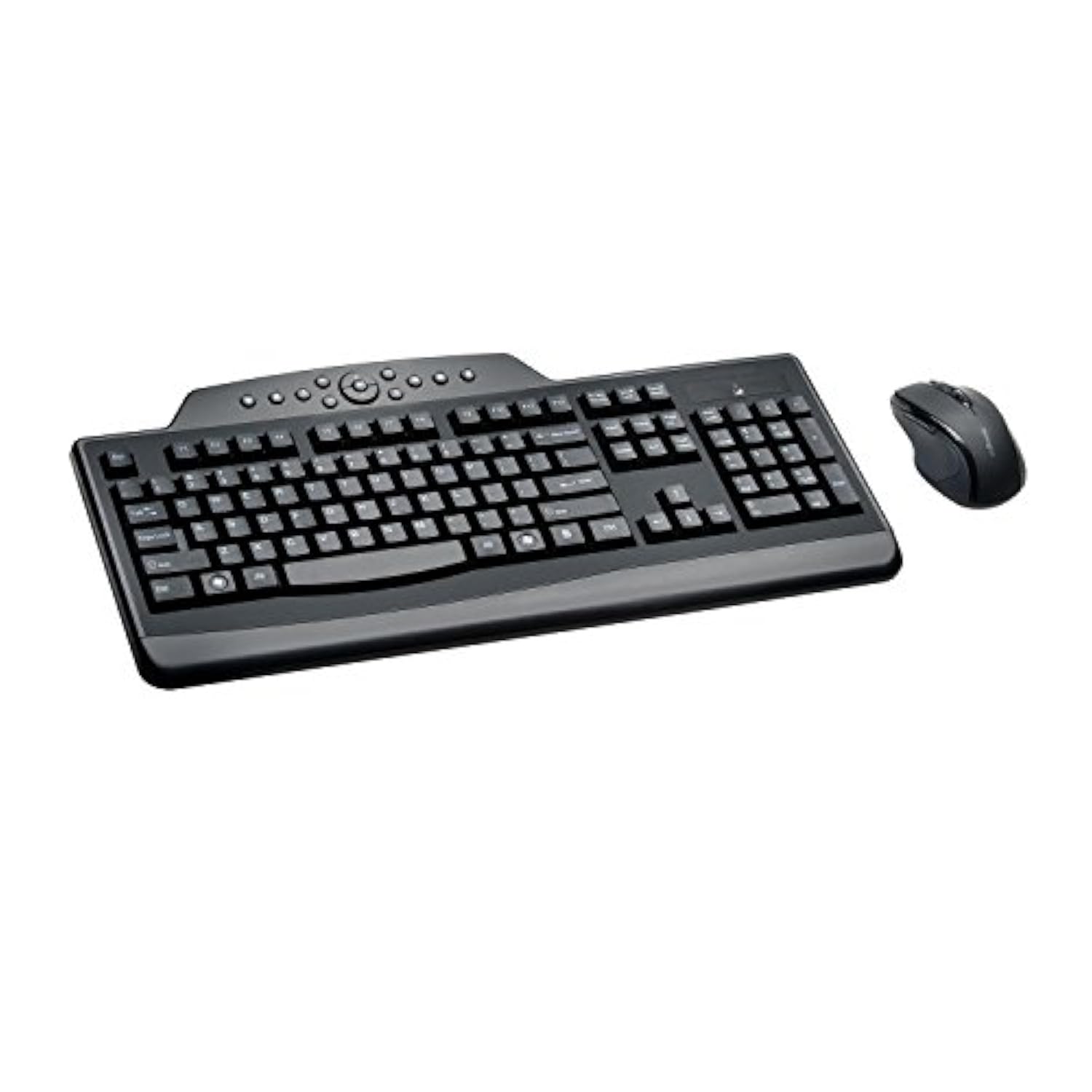 Kensington Pro Fit Wireless Media Desktop Set with Keyboard and Mouse (K72408US), Black