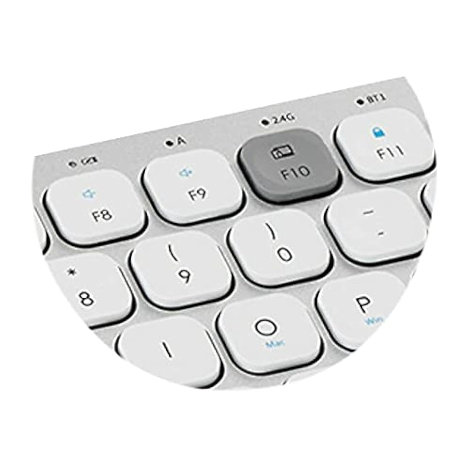 Kensington Multi-Device Dual Wireless Compact Keyboard - Silver (K75504US)
