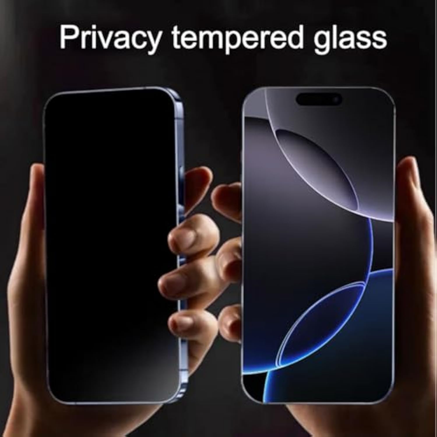 2 Pack Matte Privacy Tempered Glass For Iphone 16 Pro/Iphone 17 Anti-Glare Anti-Spy Screen Protector Film 6.3 Inch