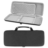 GEEKRIA Keyboard and Mouse Combo Case, Compatible with Logitech MX Mechanical Mini, Keychron K3 Version 2, LOFREE Flow84, MelGeek O2, Flow Lite 84, Portable Hard Shell Travel Bag (Dark Gray)
